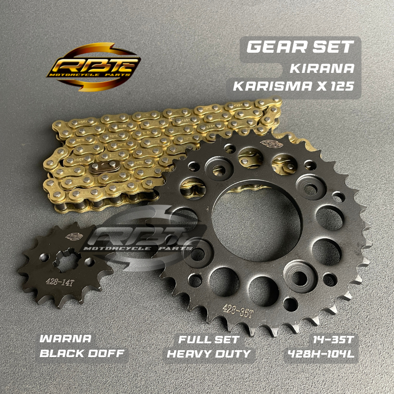 Jual Gear Gir Set Gir Paket Karisma Supra X 125 Supra Fit New Kirana