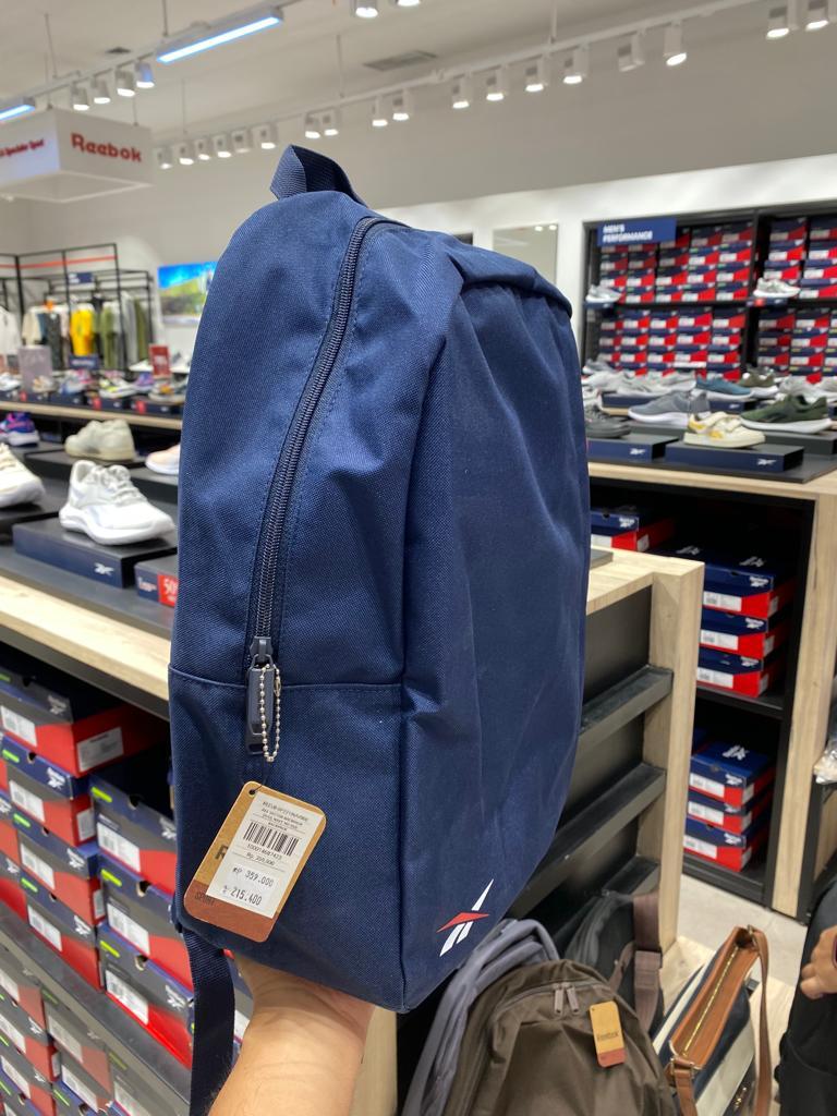 Jual Reebok Vector Backpack Navy REEUB-BP231IN Tas Ransel Original ...
