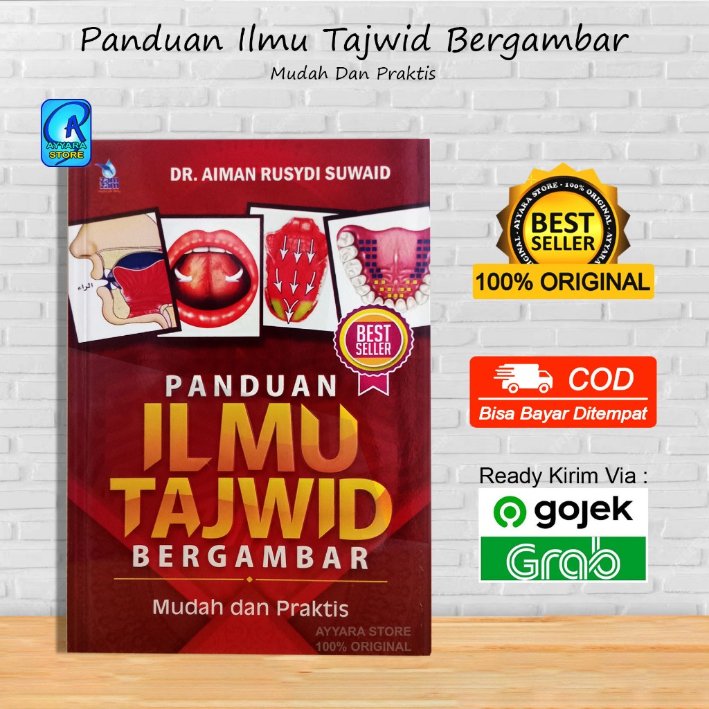 Jual Panduan Ilmu Tajwid Bergambar - Dr. Aiman Rusydi Suwaid - Mudah ...