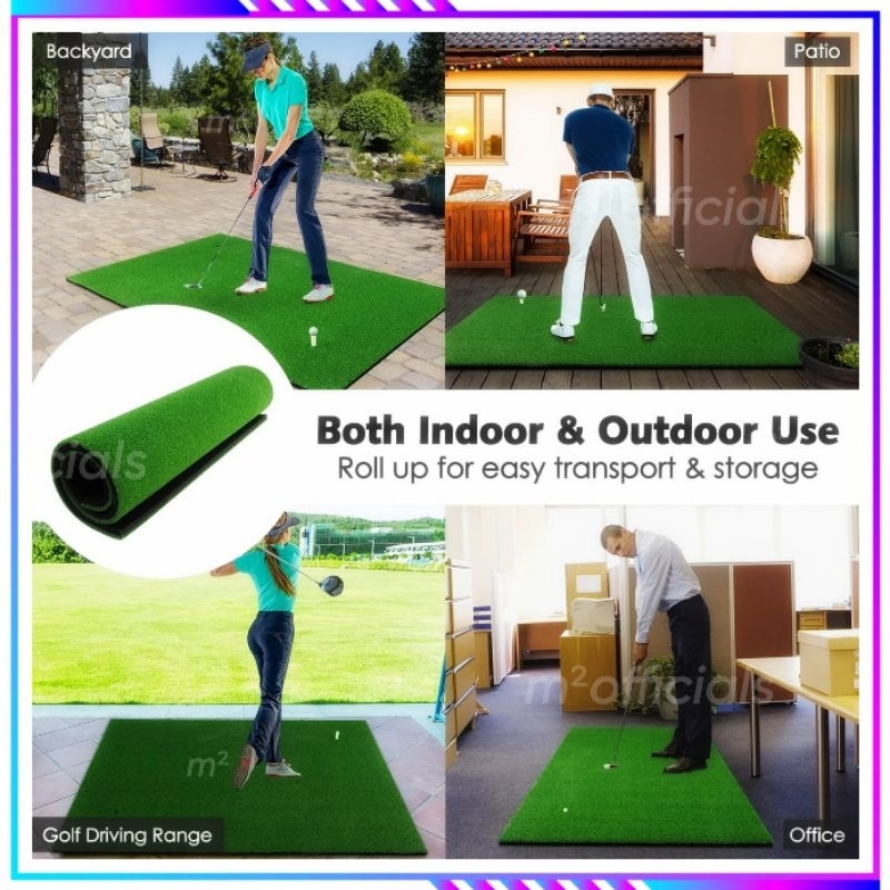 Jual Karpet matras driving golf tebal 3cm ukuran 100cmx150cm kualitas ...