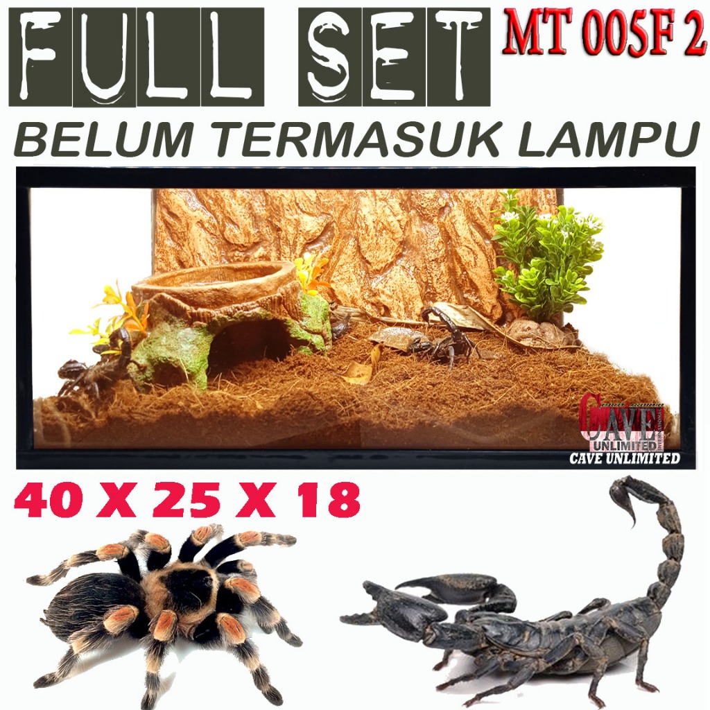 Jual MT005F2 FULL SET TERRARIUM AKUARIUM KANDANG HEWAN INSECTA ...