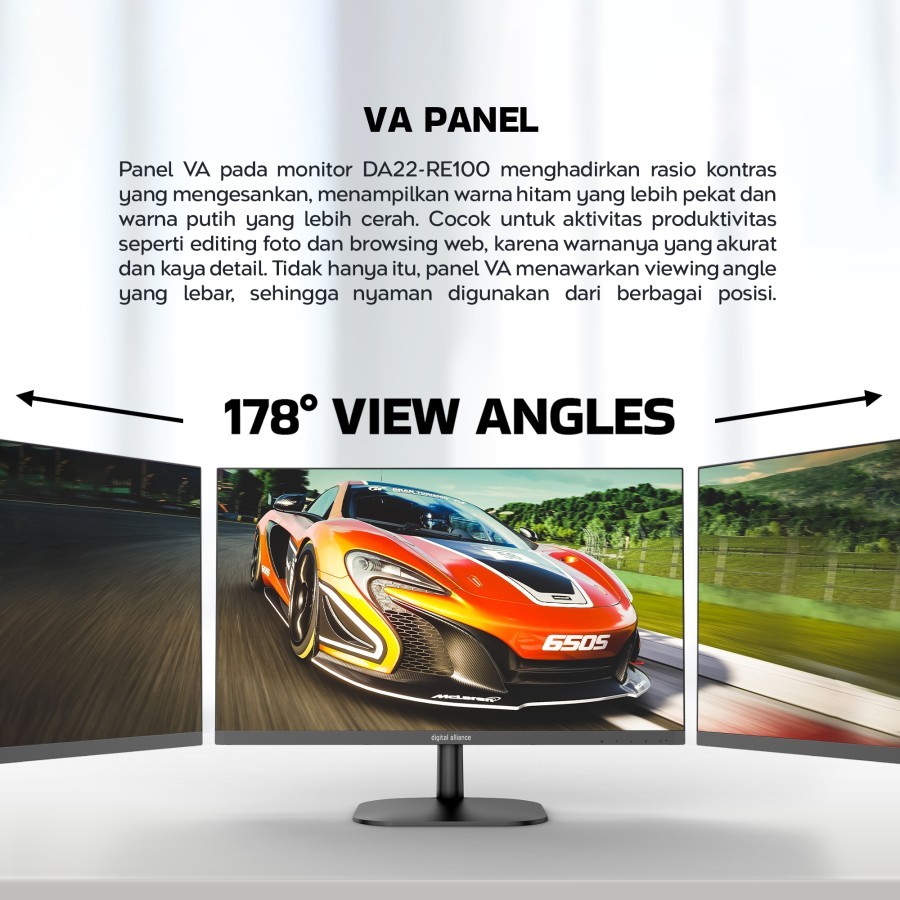 Jual Digital Alliance Gaming Monitor DA22-RE100 21.5