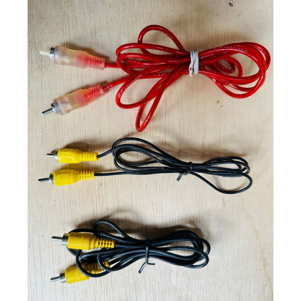 Jual Kabel RCA 1-1 Audio / Kabel RCA Audio ( 1 to 1 ) 1 DAN 1,5 Meter ...