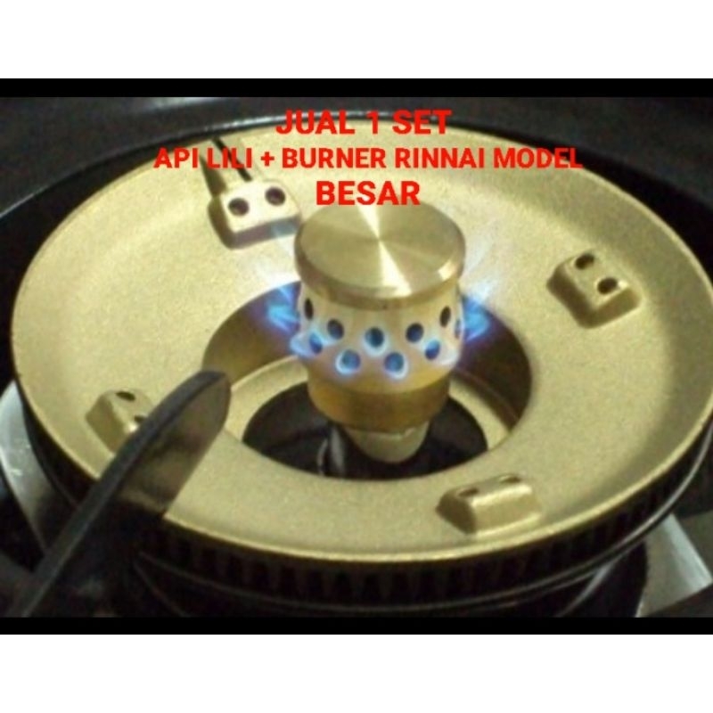 Jual jual 1 set (burner rinnai besar + api lilin ) model ,712,612 ...