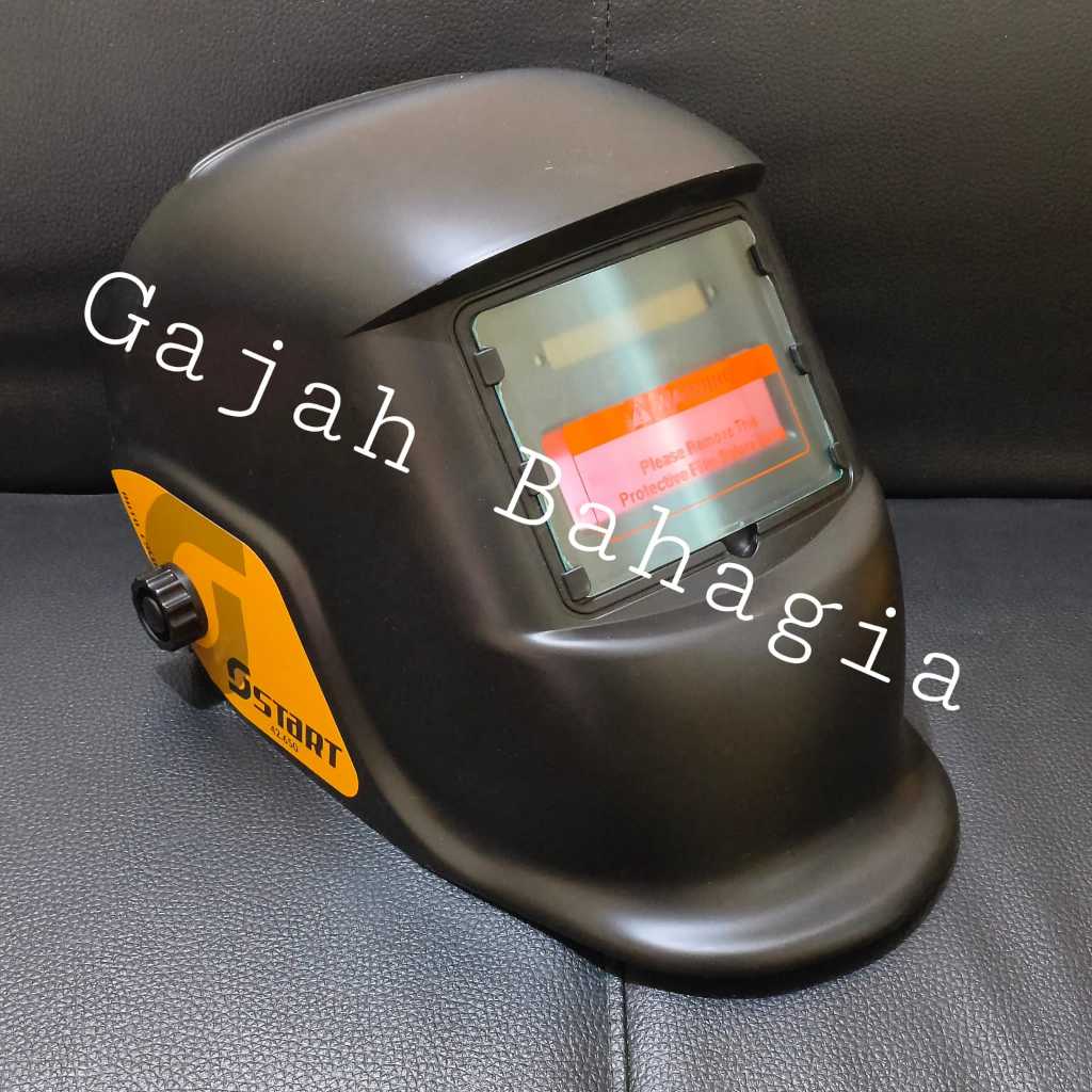 Jual Helm Kedok Topeng Las Otomatis Hitam Kacamata Auto Dark Safety