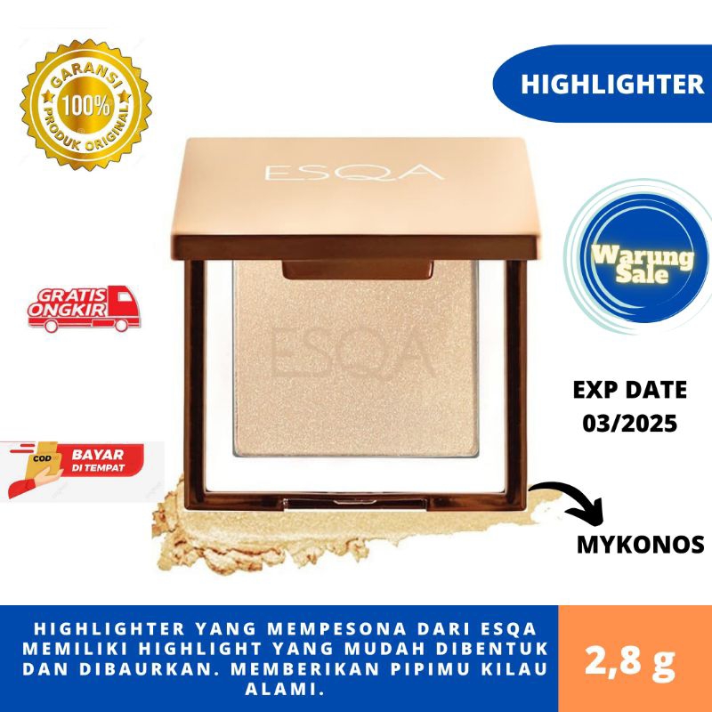 Jual ESQA HIGHLIGHTER NEW FULLCASE ORIGINAL WITH BOX Shopee Indonesia