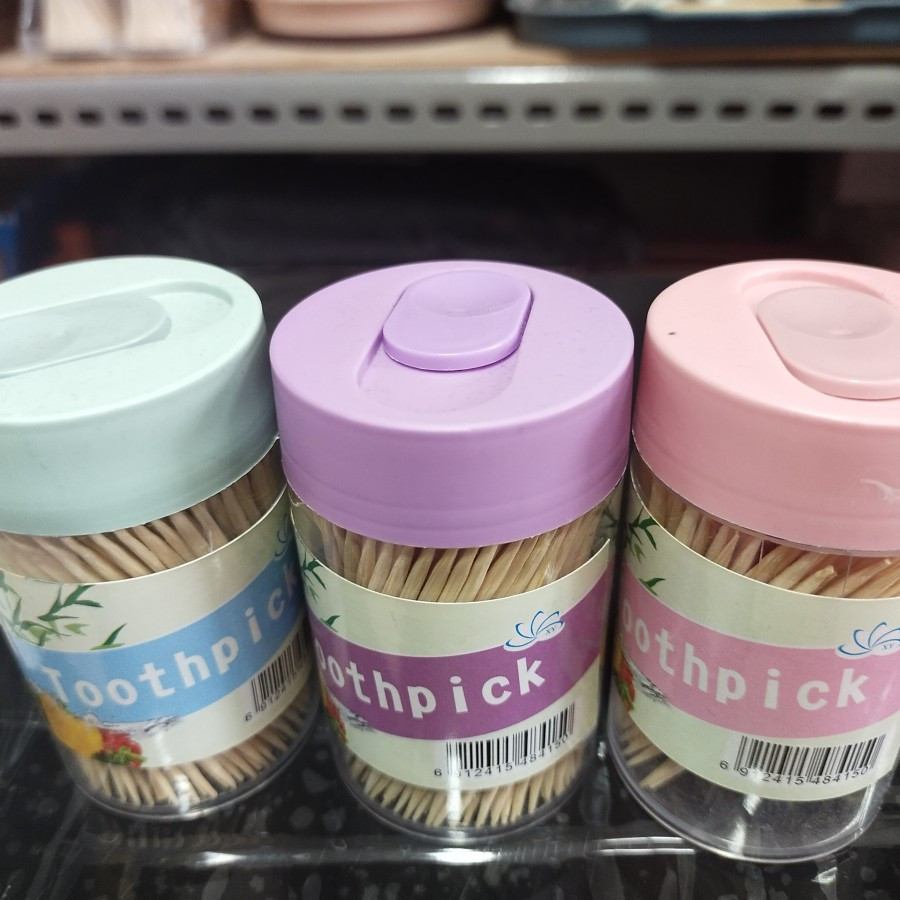 Jual Tusuk Gigi Bambu Toothpick Plus Kotak - TOOTHPICK new sale ...