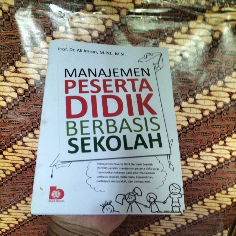 Jual MANAJEMEN PESERTA DIDIK BERBASIS SEKOLAH By Prof.Dr.Ali Imron ...