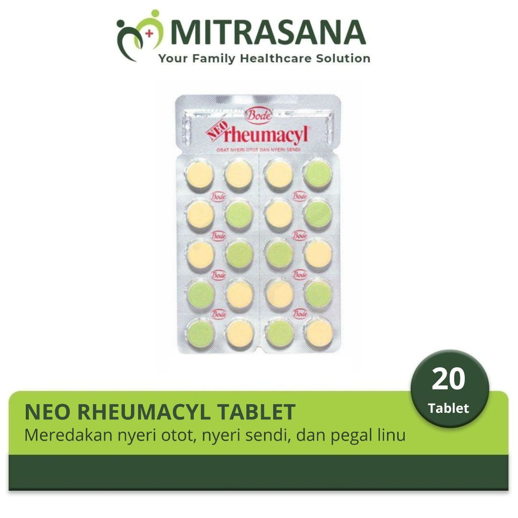 Jual Neo Rheumacyl 20 Tablet - Meredakan Nyeri Otot, Nyeri Sendi dan ...