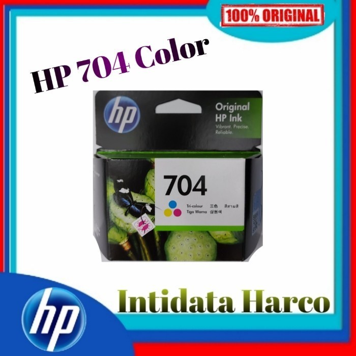 Jual Produk Terbaru Cartridge Hp 704 Color Original 100% Hp704 Color ...