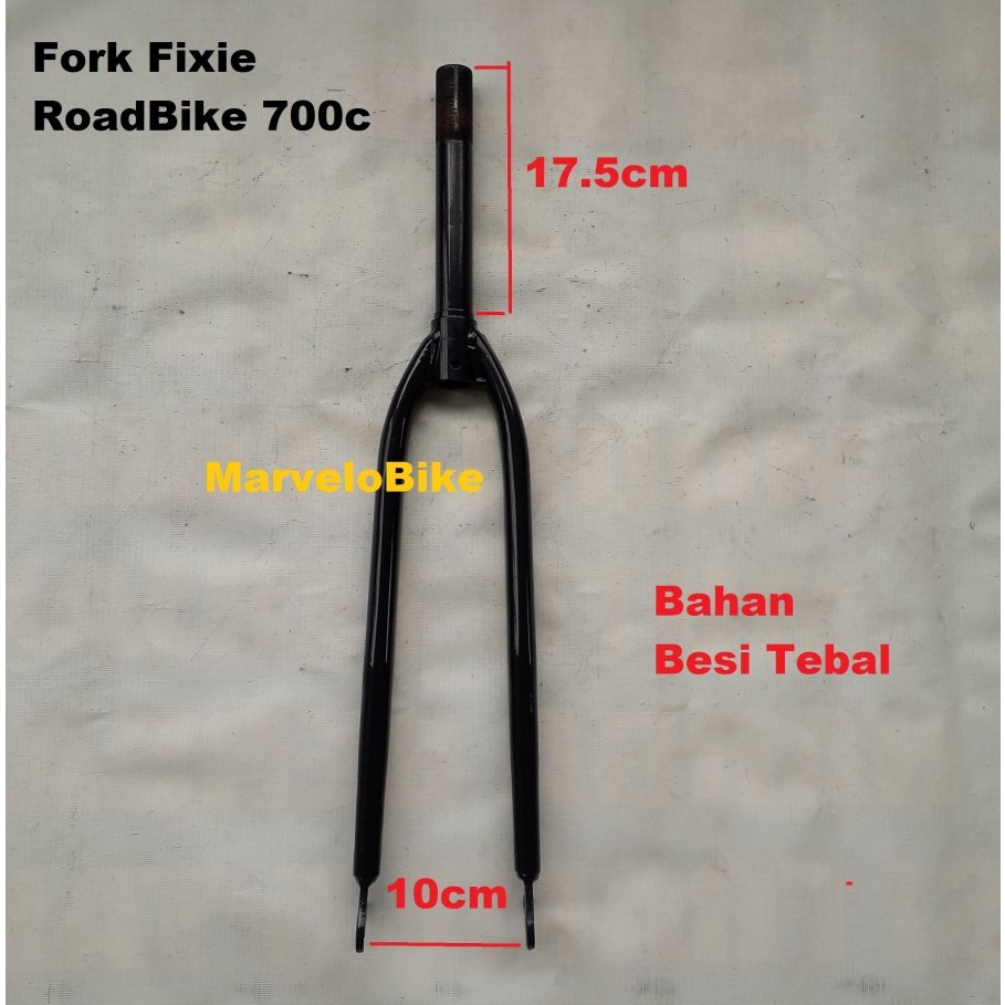 Jual Fork Sepeda Fixie RoadBike 700c Ukuran Standar 22.2mm Besi Shopee Indonesia