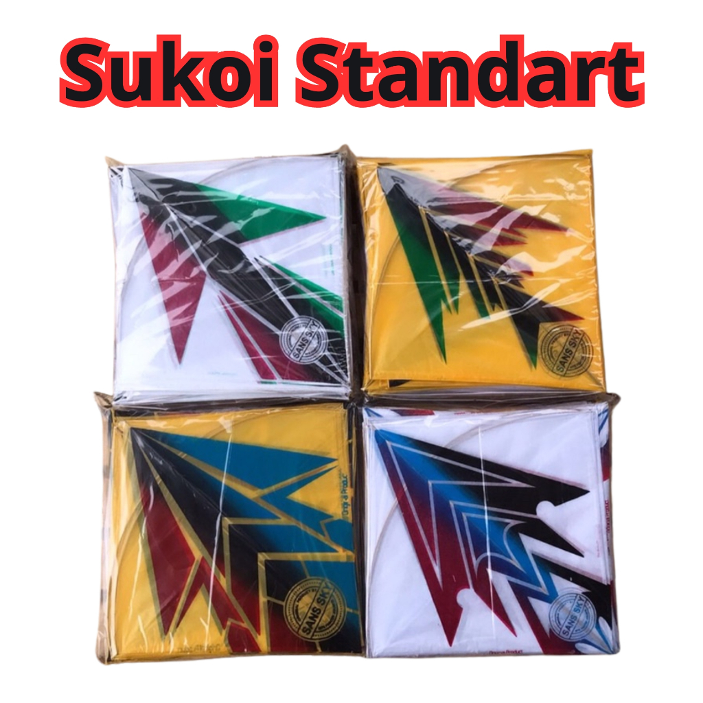 Jual [COD] Grosir Layangan Sukoi Standart Termurah Isi 100 Pcs | Shopee ...