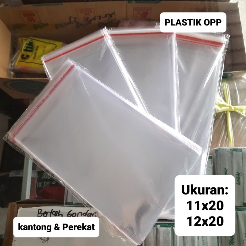 Jual Plastik Undangan OPP 11x20 12x20 Pernikahan Hajatan Perekat Tebal