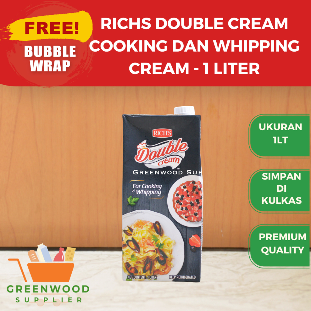 Jual Richs Double Cream Cooking Whipping Cream 1LT [PCS] Shopee Indonesia