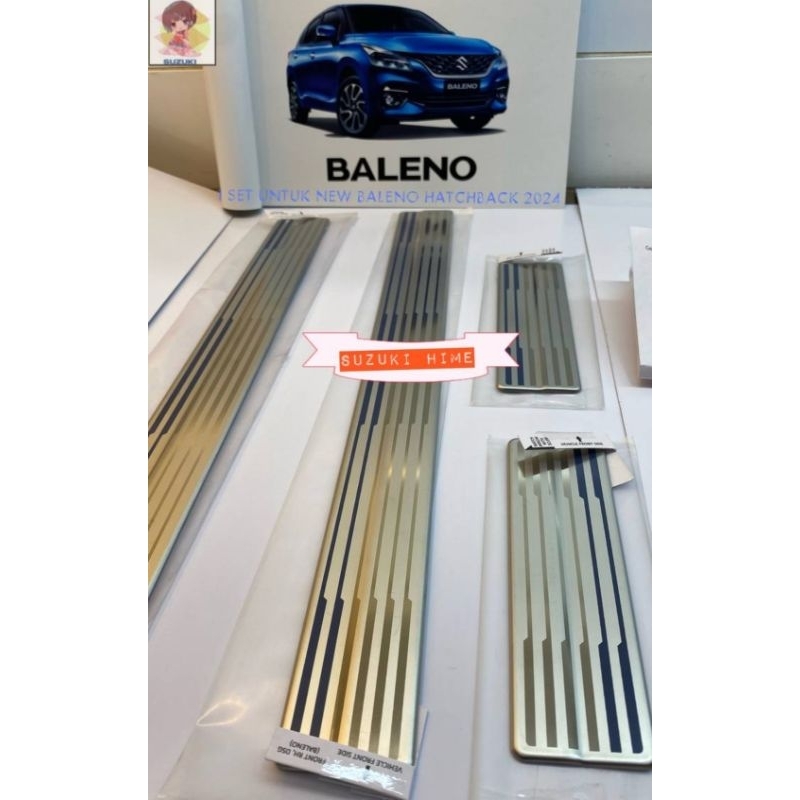 Jual SGP Door Sillplate Suzuki New Baleno Hatchback 2024 Techno Lines Door Sill Guard SGP New