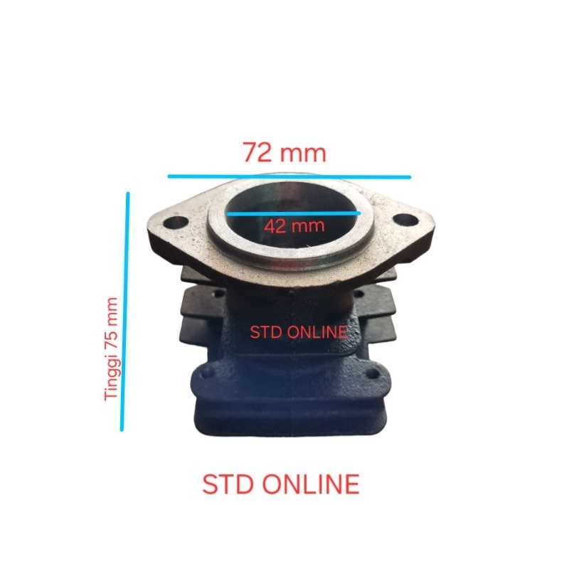 Jual Mtx125 cylinder blok kompresor (42MM) Blok kompresor 1hp MTX 125 ...