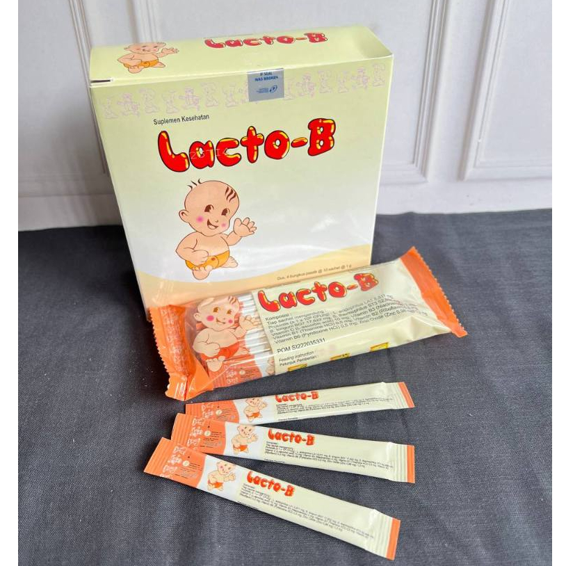 Jual LactoB Sachet EXP 2025 Probiotik untuk membantu memelihara dan