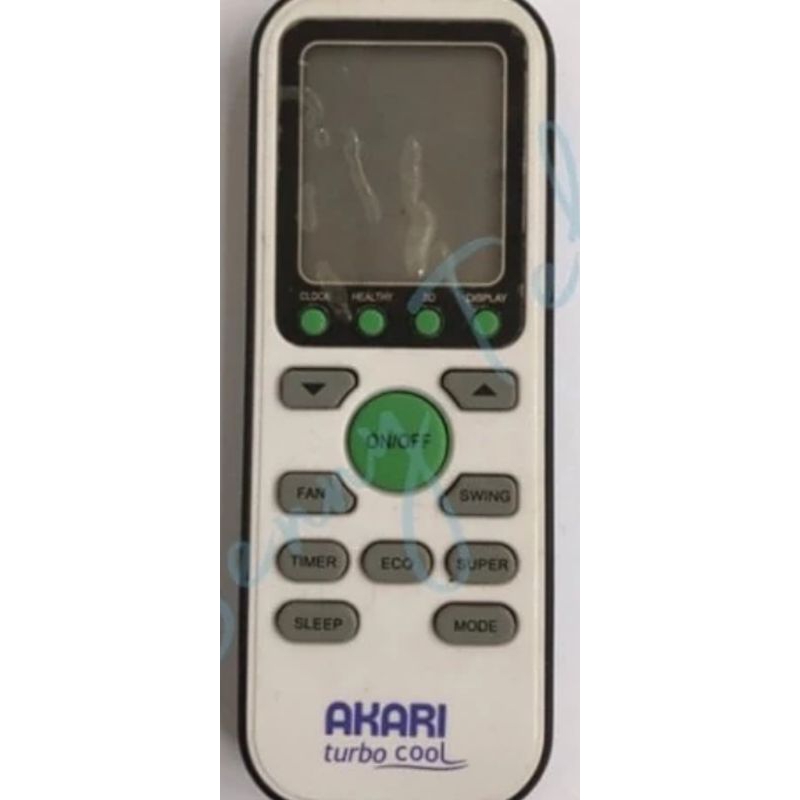 Jual REMOTE REMOT AC TOP COOL R32 AKARI TURBOCOOL ORIGINAL TERLENGKAP ...