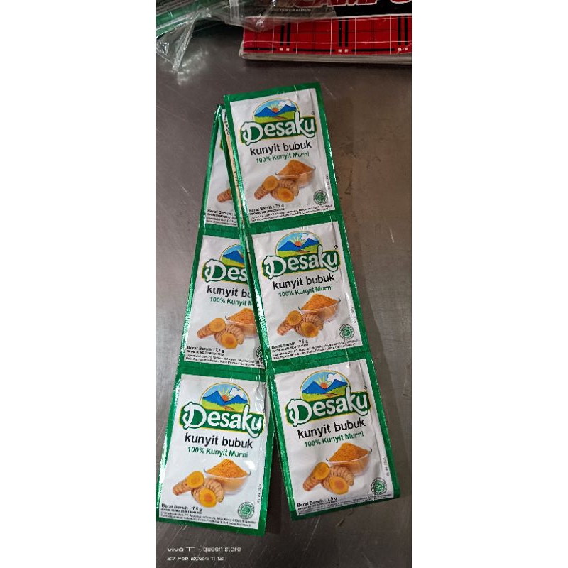 Jual Kunyit bubuk DESAKU 1 renteng 12 pcs | Shopee Indonesia