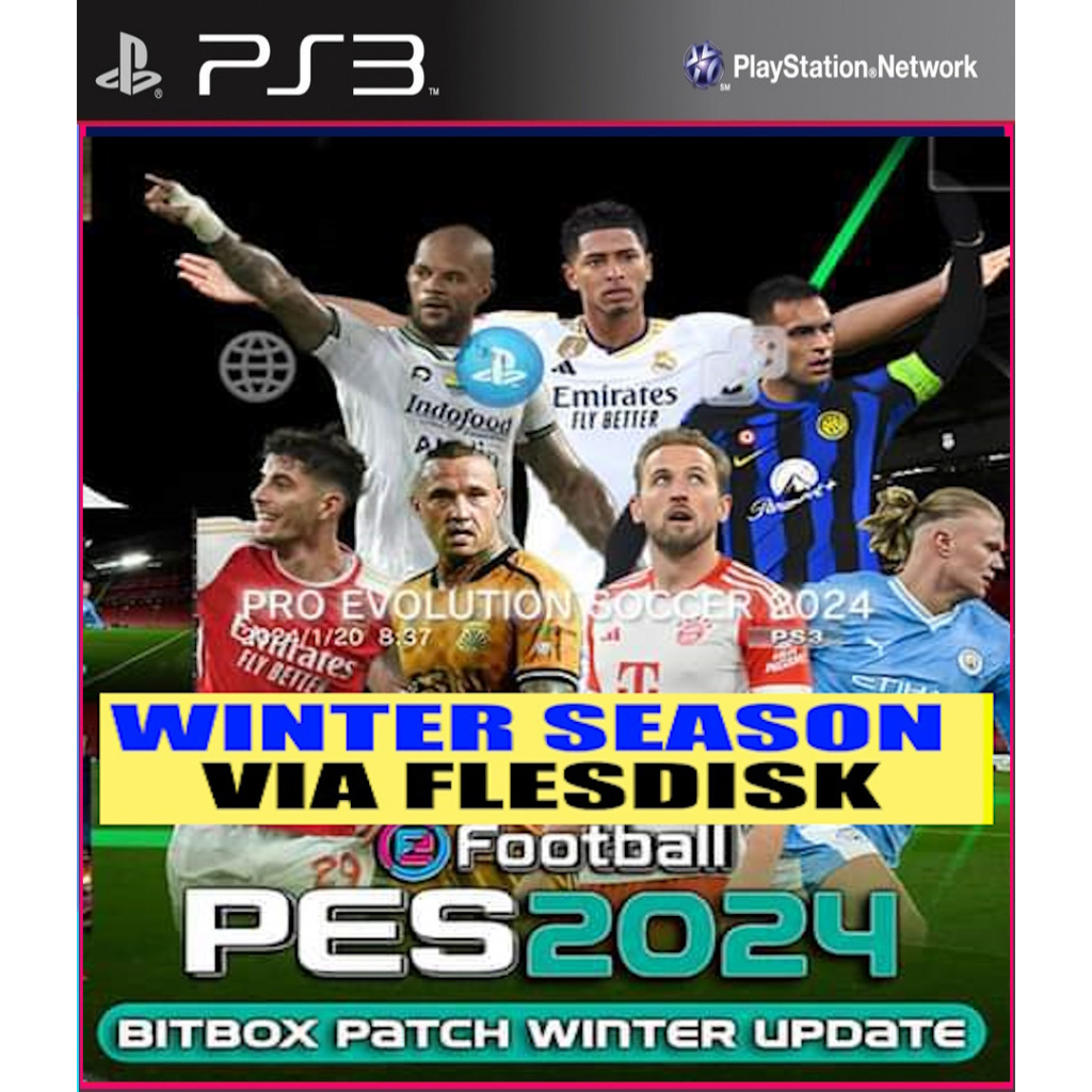Jual pes 2024 winter transfer bitbox liga indo ps3 hen cfw Shopee