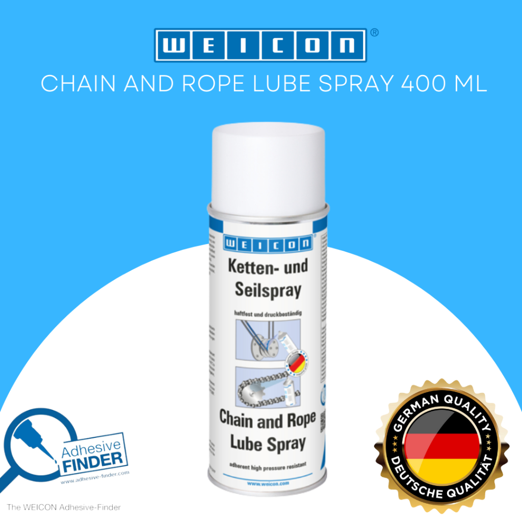 Jual WEICON Chain & Rope Lube Spray 400ml – Cairan Pelumas Rantai, Tali ...