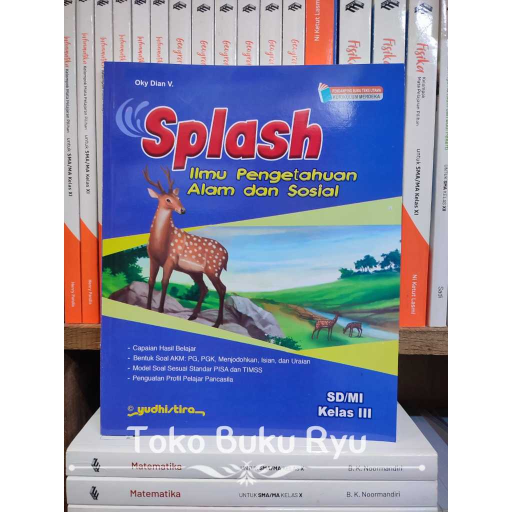 Jual Buku Splash IPAS Kelas 3 SD Kurikulum Merdeka Yudhistira | Shopee ...