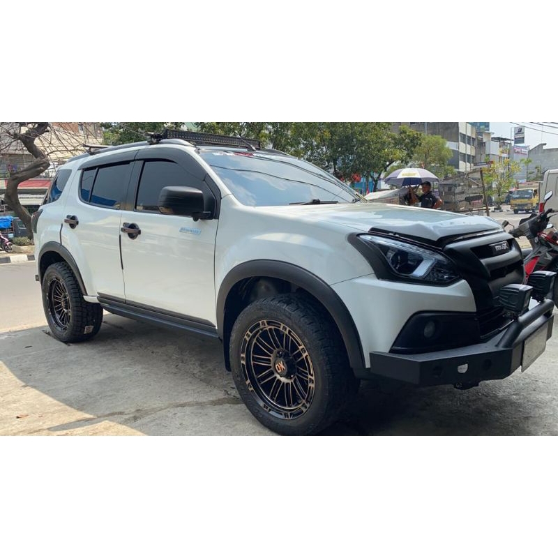 Jual Over Fender Isuzu MU-X MUX model original thailand fiber glass ...
