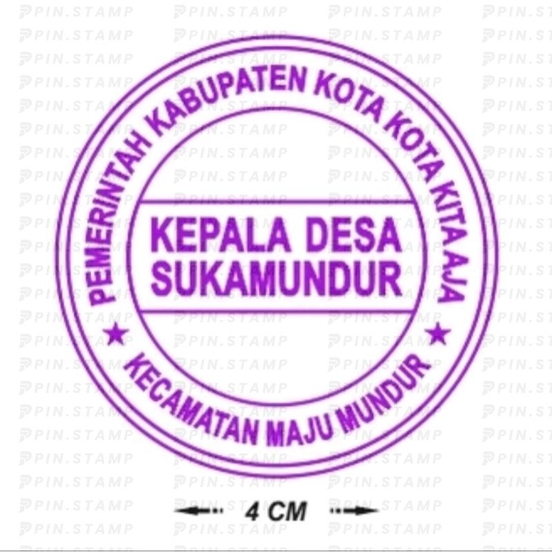 Jual STEMPEL KEPALA DESA ATAU KELURAHAN SESUAI PERMENDAGRI | Shopee ...