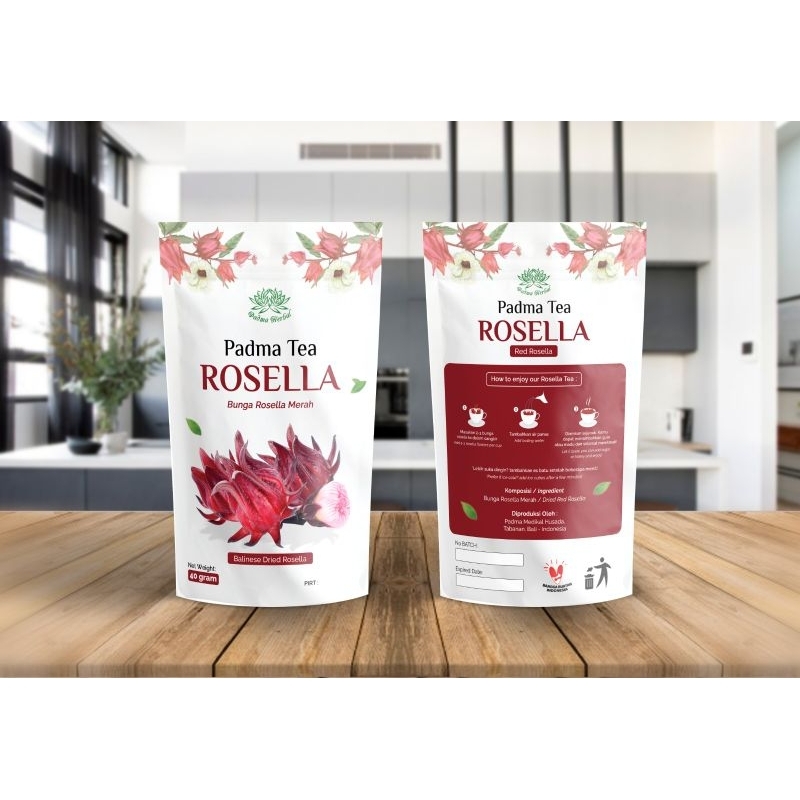 Jual Padma Rosella Tea Bunga Rosella Kering 40g | Shopee Indonesia