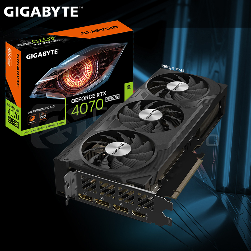Jual GIGABYTE GeForce RTX 4070 SUPER WINDFORCE 12GB OC GDDR6X - RTX4070 ...