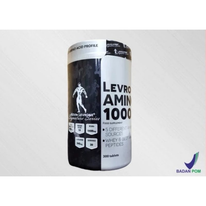 Jual Kevin levrone levro amino 10000 300tablets | Shopee Indonesia