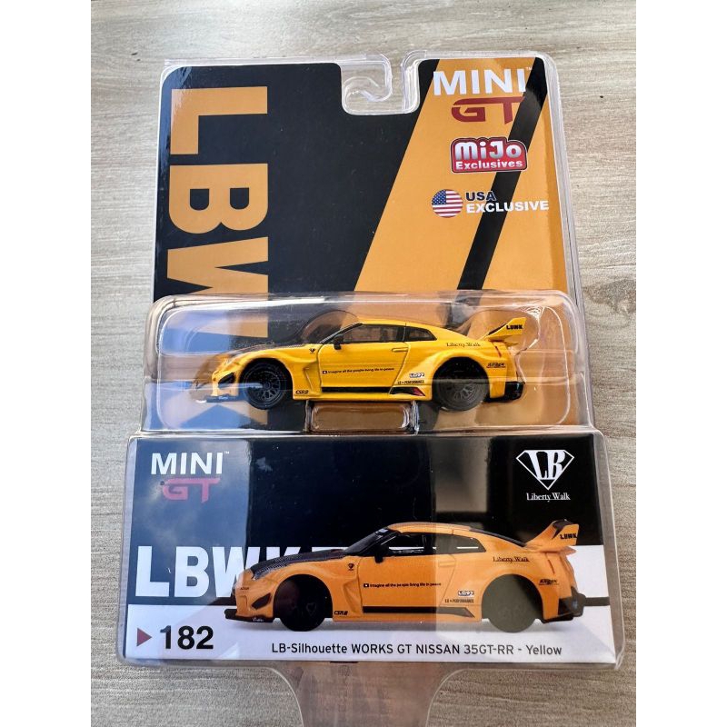 Jual mini GT LB Silhoutte Works Nissan R35/yellow no.182 | Shopee Indonesia