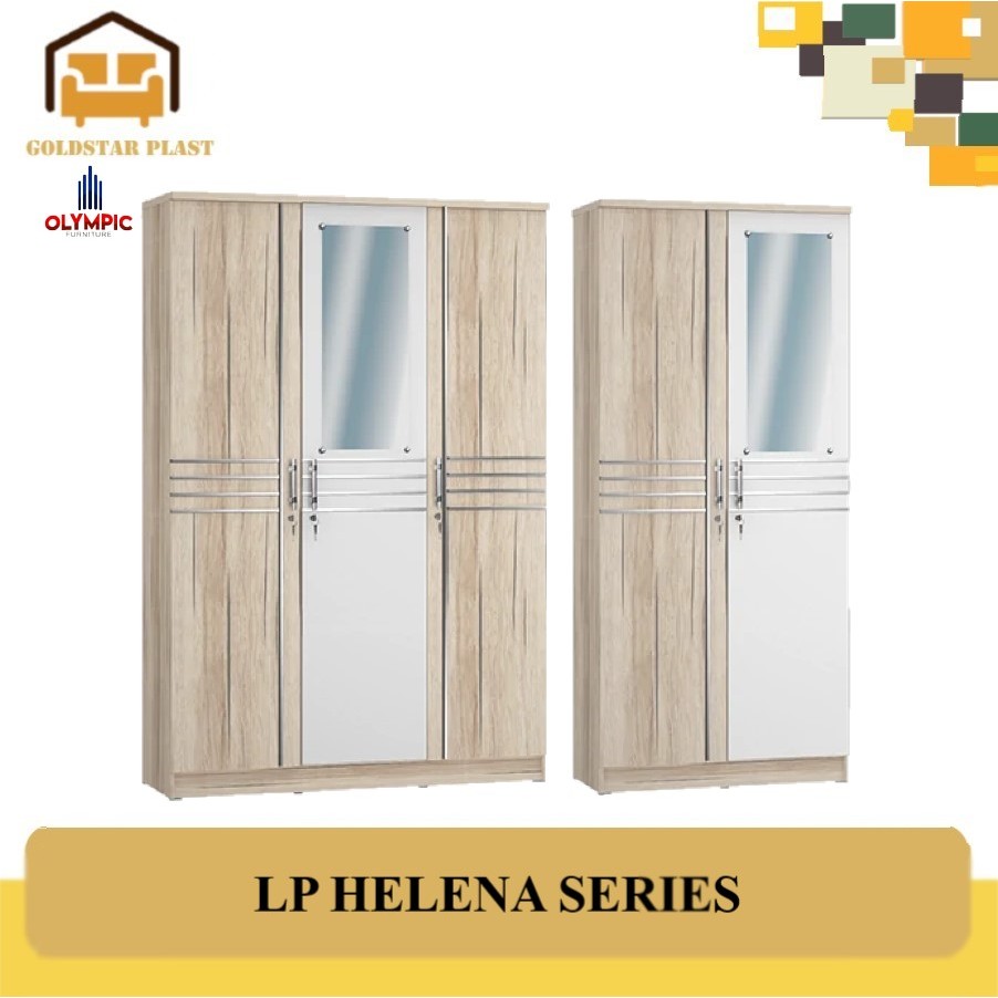 Jual Lemari Pakaian Olympic Lemari Baju Pintu Minimalis Lp Helena Series Shopee Indonesia