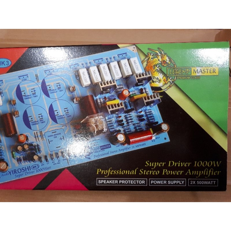 Jual KIT DRIVER POWER AMPLIFIER SUBWOOFER YIROSHI MK3 STEREO MIN FINAL