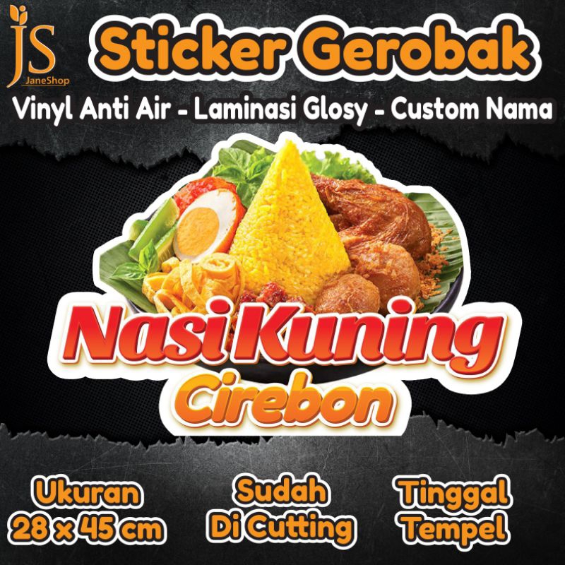Jual Sticker Kaca Gerobak / Etalase | Crombolini | Bakso Aci | Ukuran ...