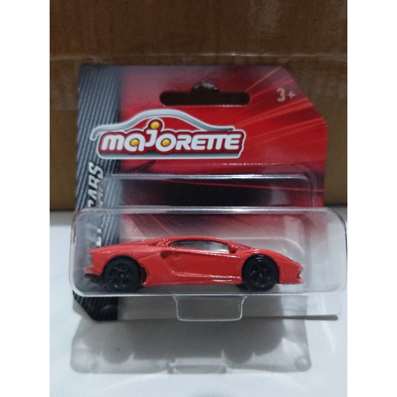 Majorette Lamborghini Aventador Blanche Intérieur Rouge 1:64 - Neuve, Sans Emballage, échelle Précise