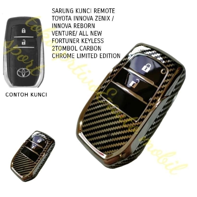 Jual Sarung Casing Kunci Remote Toyota Innova Zenix Venture Fortuner