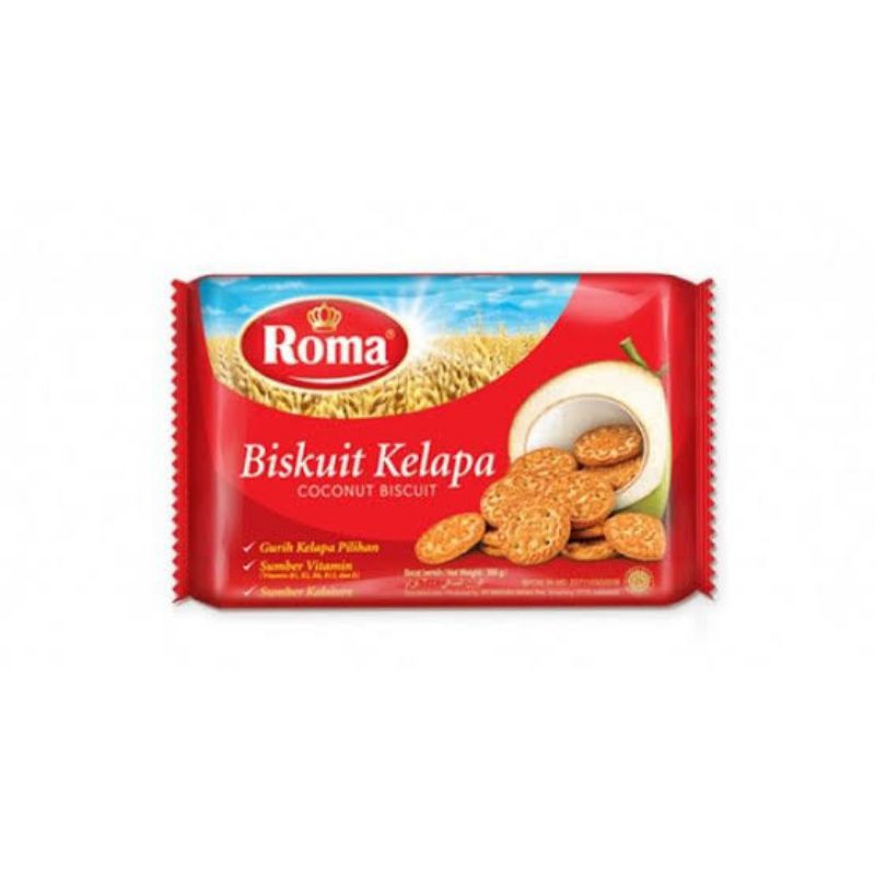 Jual Roti Roma Kelapa 300gram / Roma kelapa Merah / Roti roma murah ...