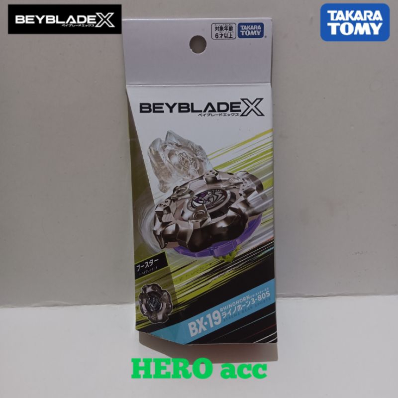 Jual Beyblade X BX-19 Rhino Horn 3-80S original TAKARA TOMY | Shopee ...