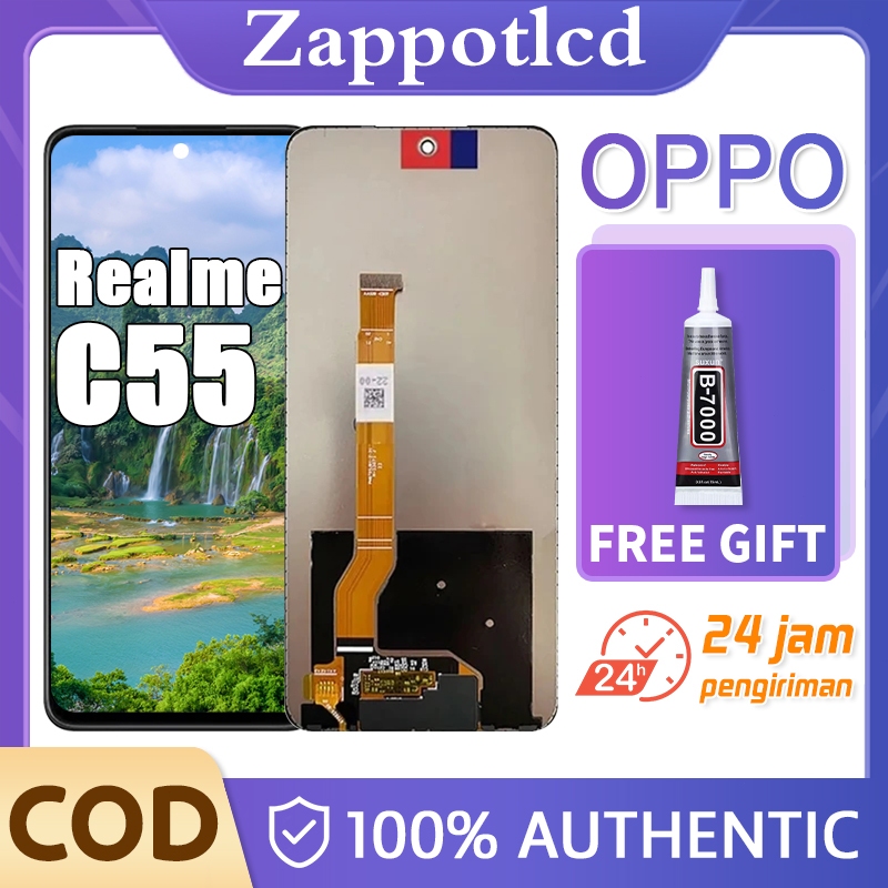 Jual [ORI 100%] LCD REALME C55 / A98 5G / N55 / 1+nord ce3 lite 5G ...