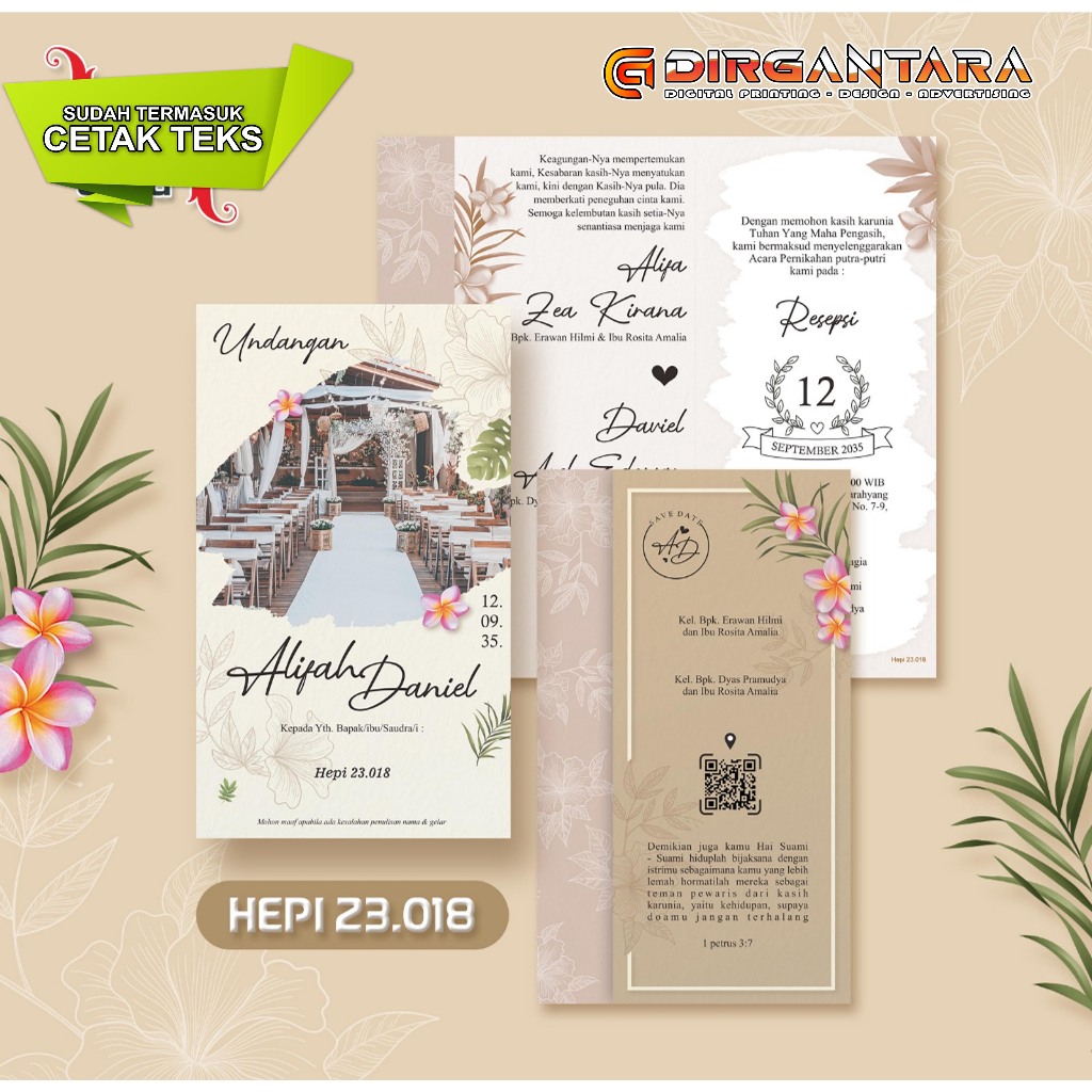 Jual UNDANGAN KHITAN SIMPLE ELEGAN CETAK UNDANGAN KHITAN MURAH UNDANGAN