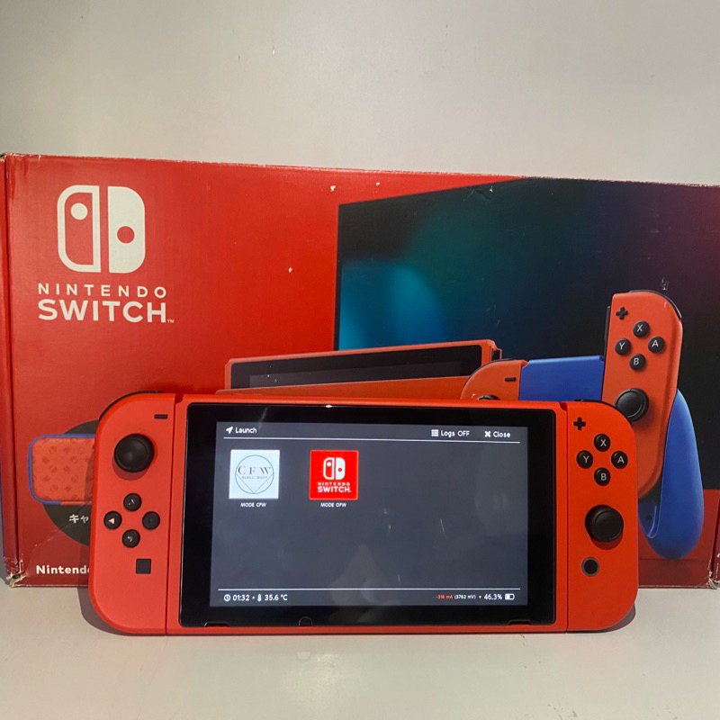 Jual nintendo switch v2 mario cfw dual boot Shopee Indonesia