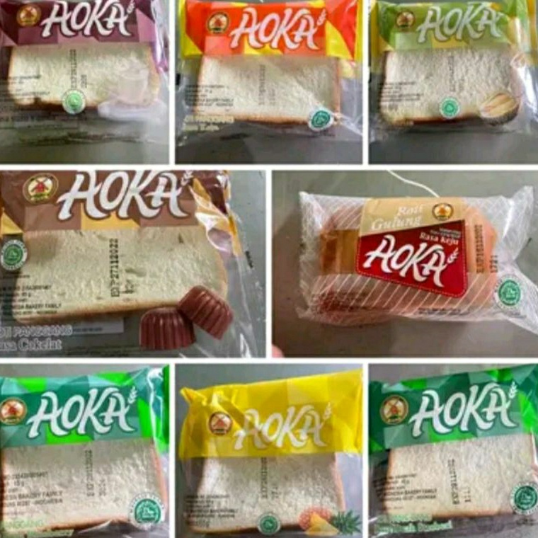 Jual OJG433 SALE TERBAIK 1 DUS AOKA ROTI PANGGANG ROTI GULUNG ALL ...