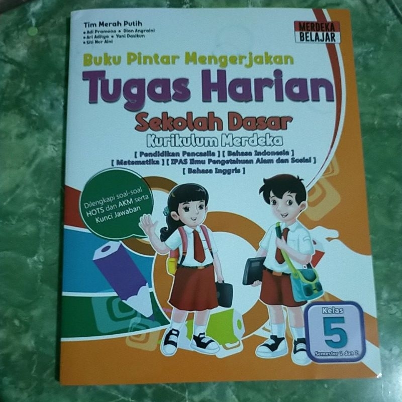 Jual Buku Tugas harian untuk SD kelas 5 kurikulum merdeka | Shopee ...