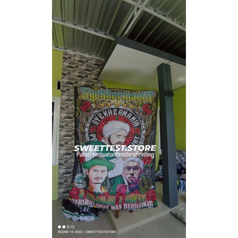 Jual READY STOK, BENDERA MAJELIS 200X300, JASA PERCETAKAN BENDERA ...