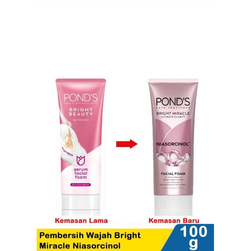 Jual Ponds Facial Foam Bright Beauty 100g | Shopee Indonesia