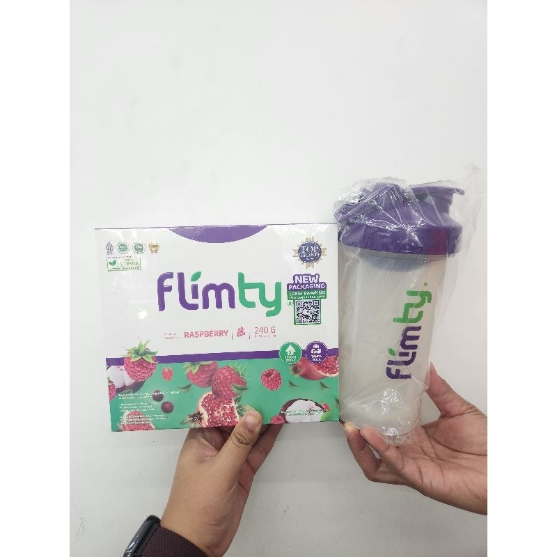 Jual Flimty rasa Blackcurrent/raspberry isi 16 sachet (free shaker ...