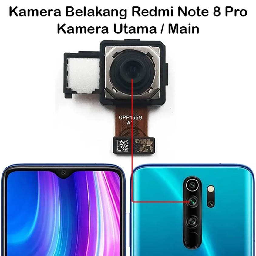 Jual Original Kamera Belakang Xiaomi Redmi Note 8 Pro ( Tersedia ...