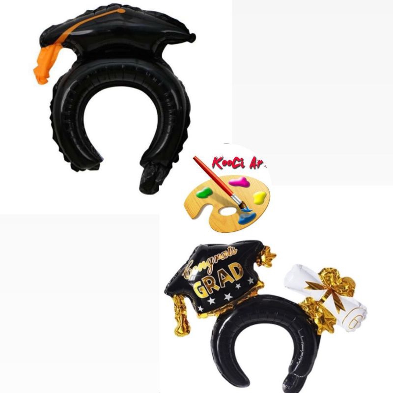 Jual Balon foil bando graduation/balon topi toga kelulusan sarjana ...