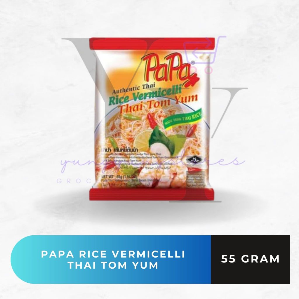 Jual PAPA Rice Noodle / Vermicelli Clear Soup / Chicken / Tomyum 55 ...